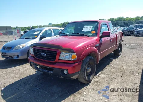 2008 Ford Ranger Sport/Xl/Xlt z USA, uszkodzony, nr VIN 1FTYR14U48PA41309